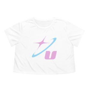 V Logo Crop Top